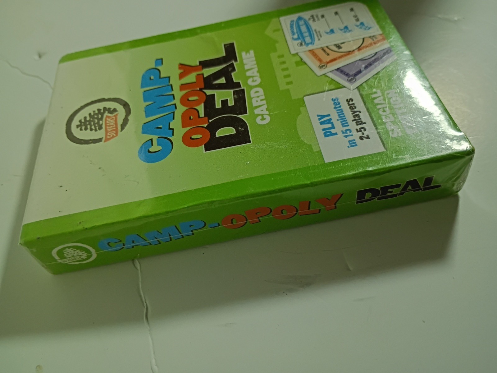 Pine Cove Camp-opoly Deal Card Game – New Sealed – Fast-Paced Property Game