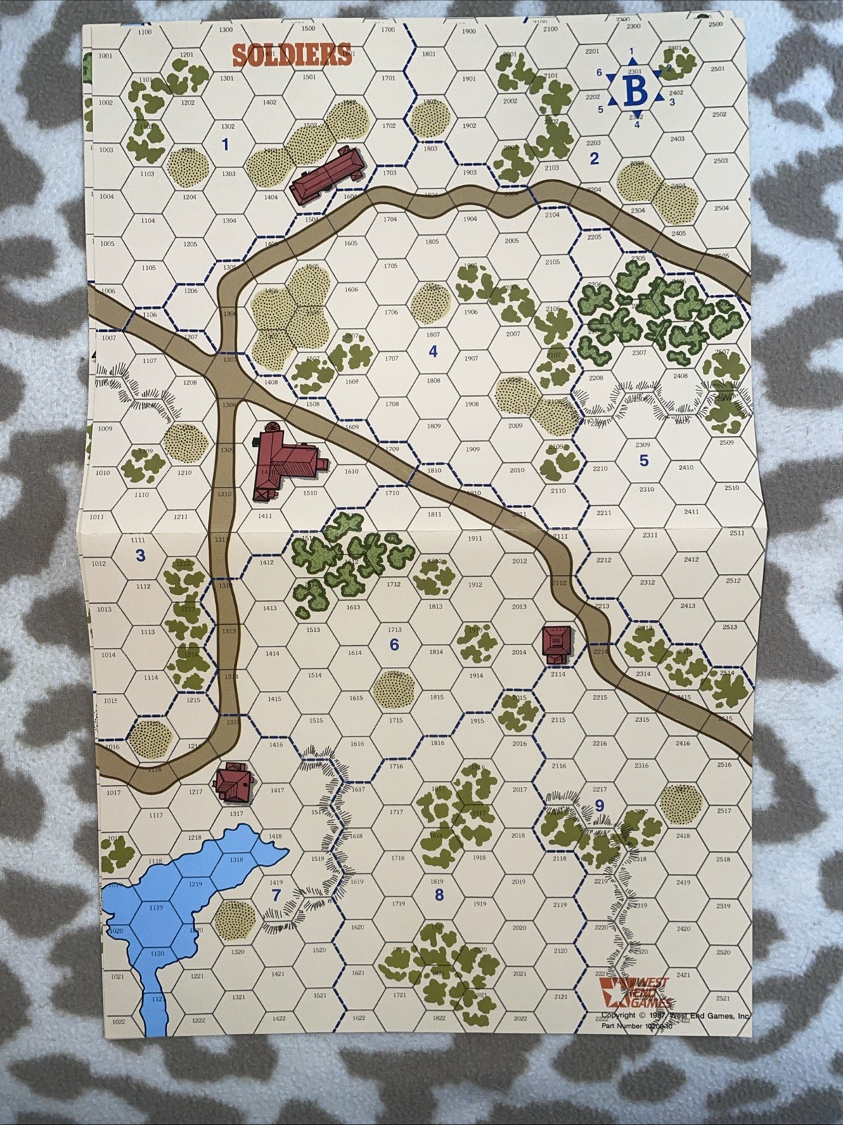 West End Games. 1987. Soldiers. Man-To-Man Combat In WWll. Punched. VGC.