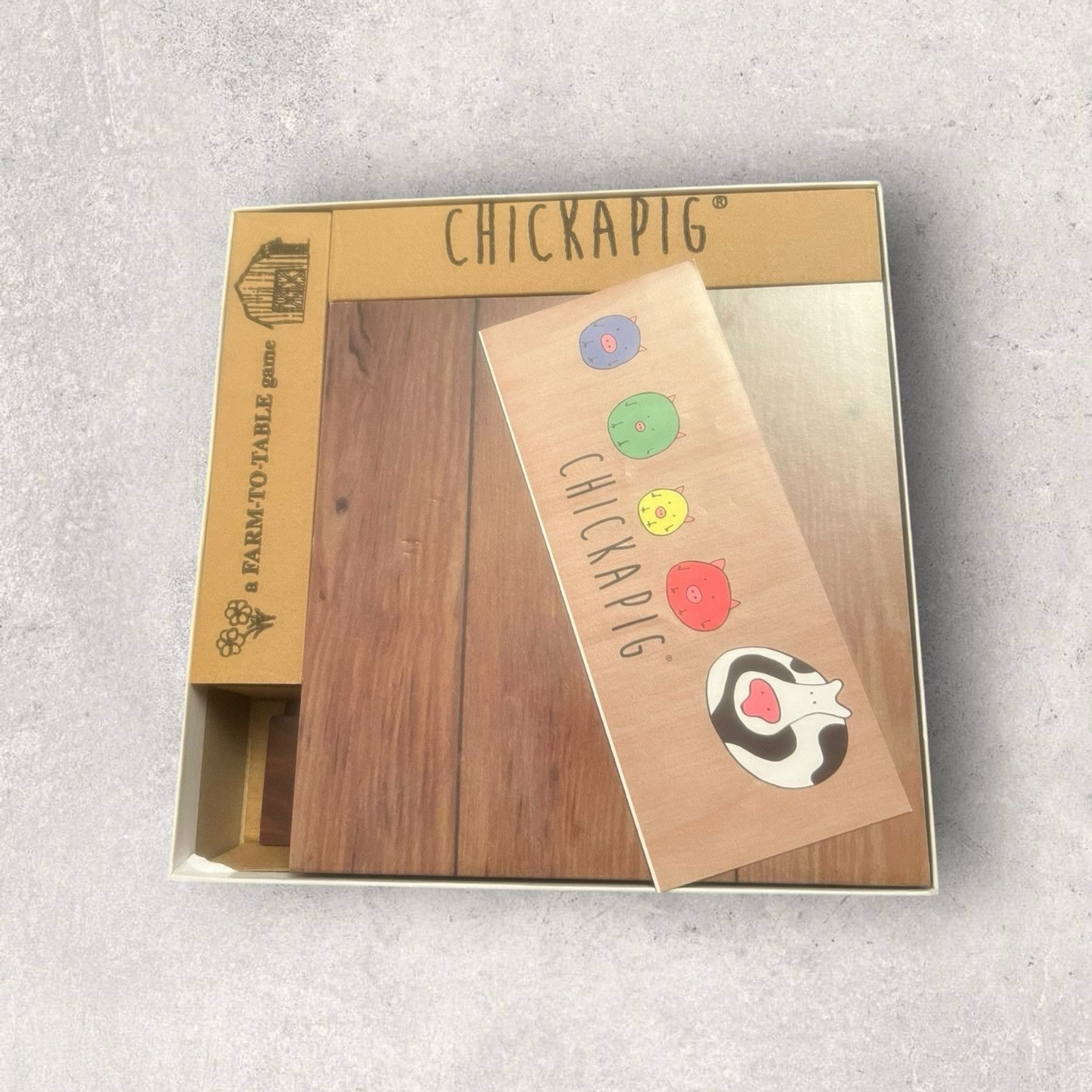 Chickapig Strategic Board Game Family Friendly Game For 2 or 4 Players with …