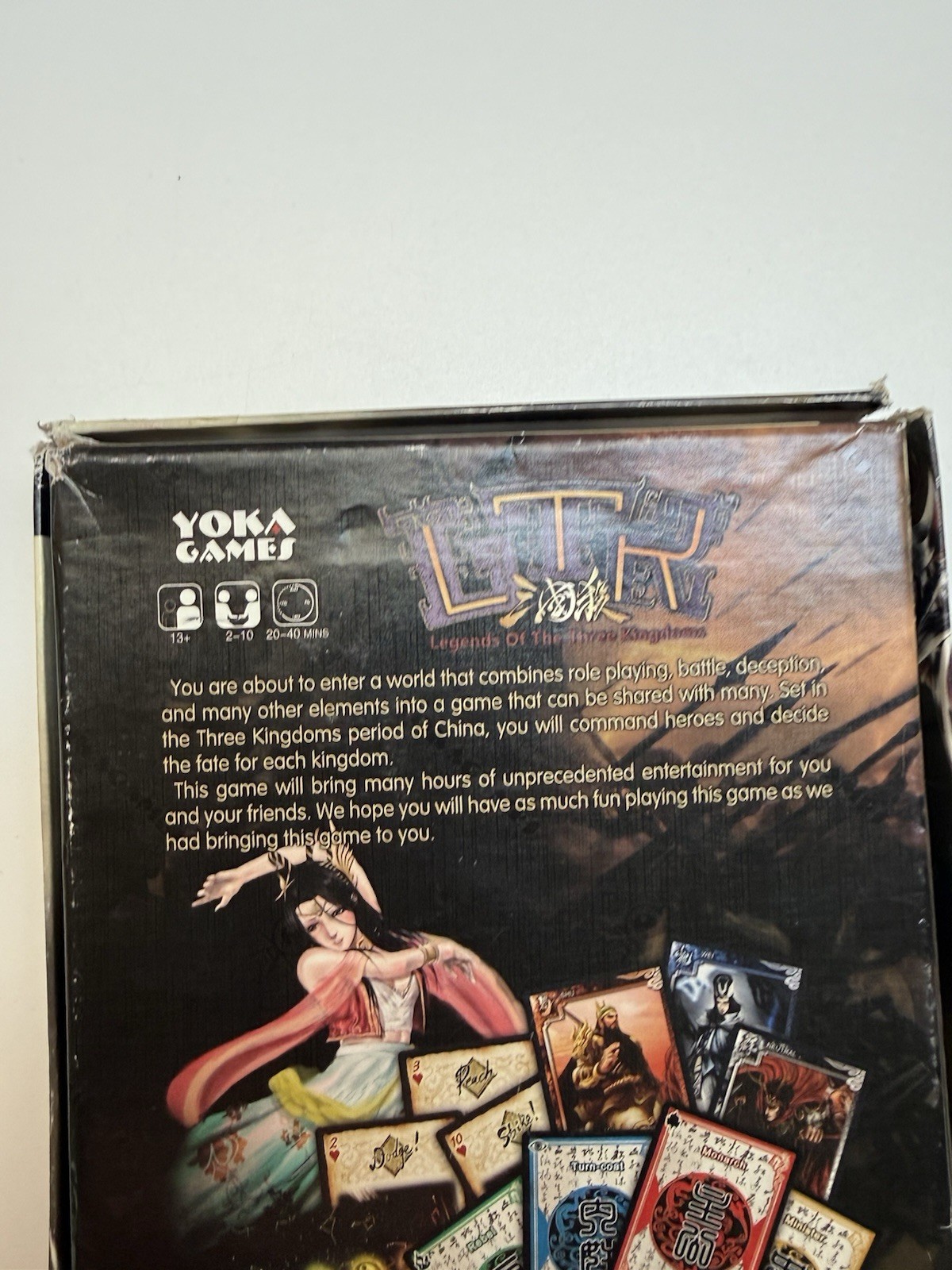 Legends Of The Three Kingdoms Yoka Games Board Game Card Set Used