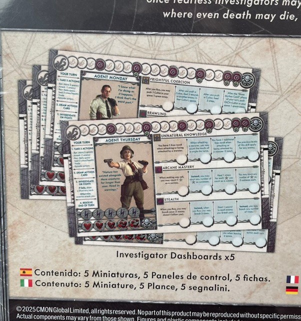Dark Providence Promo Investigator Bundle sealed complete Cthulhu Death May Die