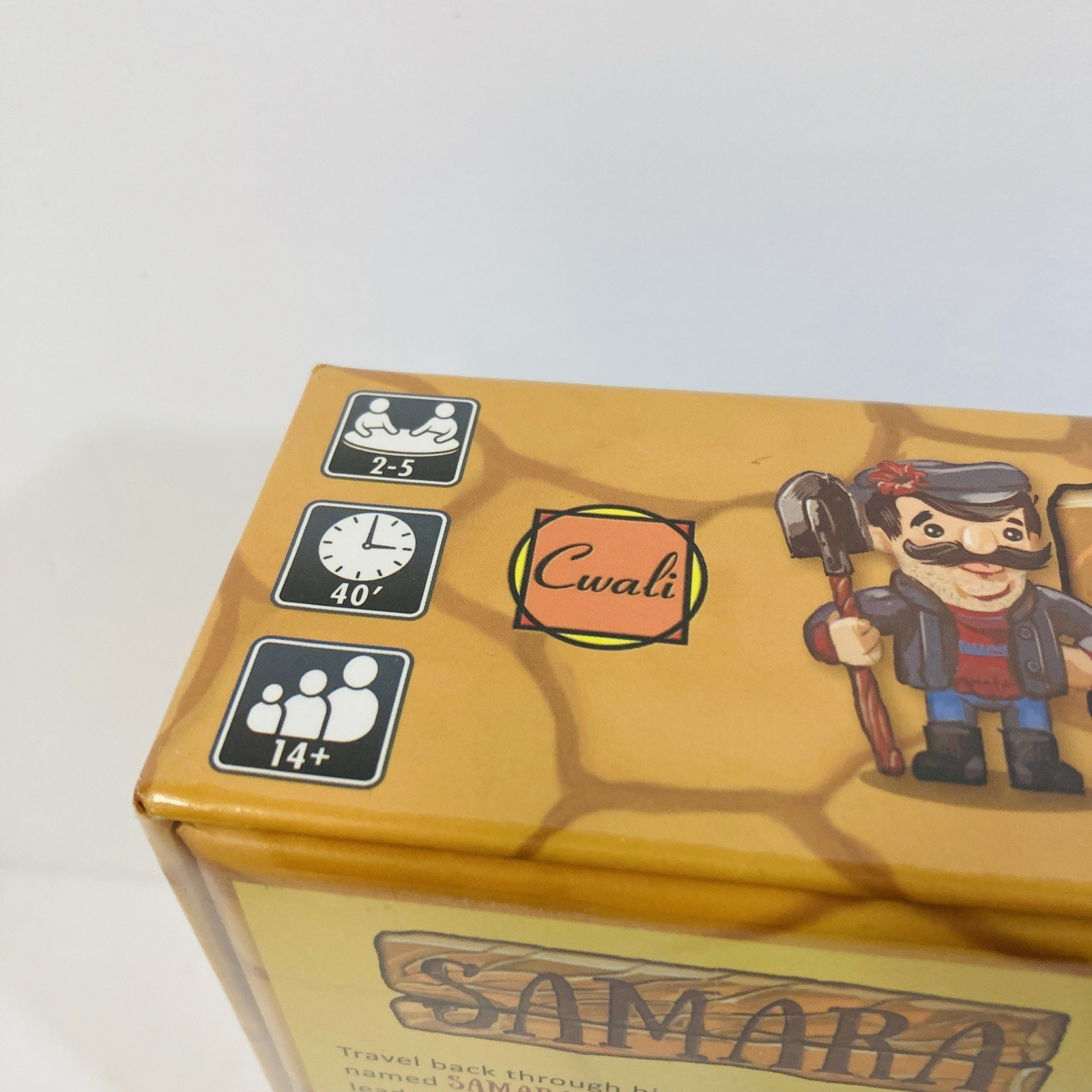 New SAMARA BOARD GAME Cwali TMG Corne Van Moorsel English OOP SEALED