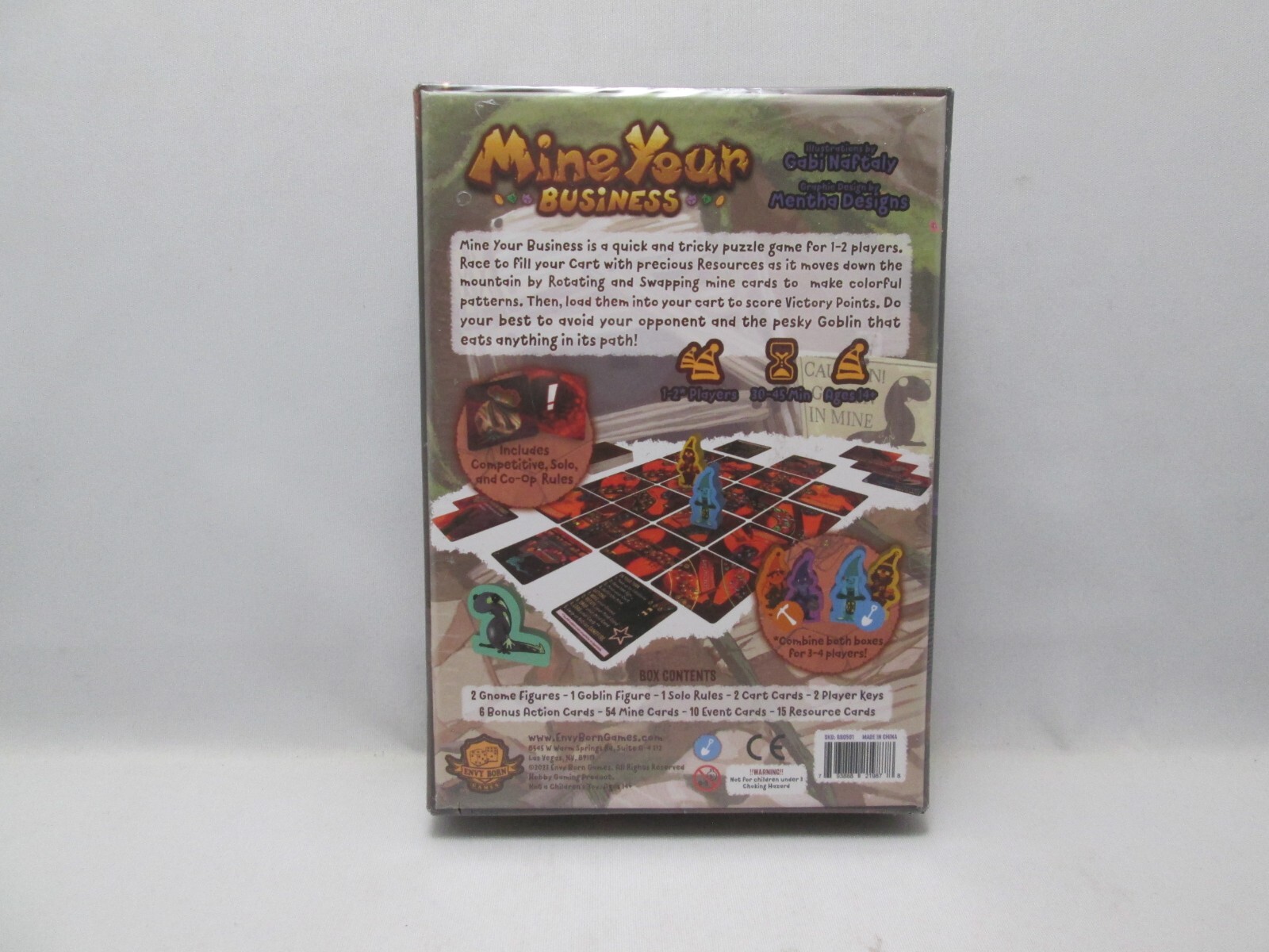 Mine Your Business: A Quick and Tricky Puzzle Card Game- New Sealed