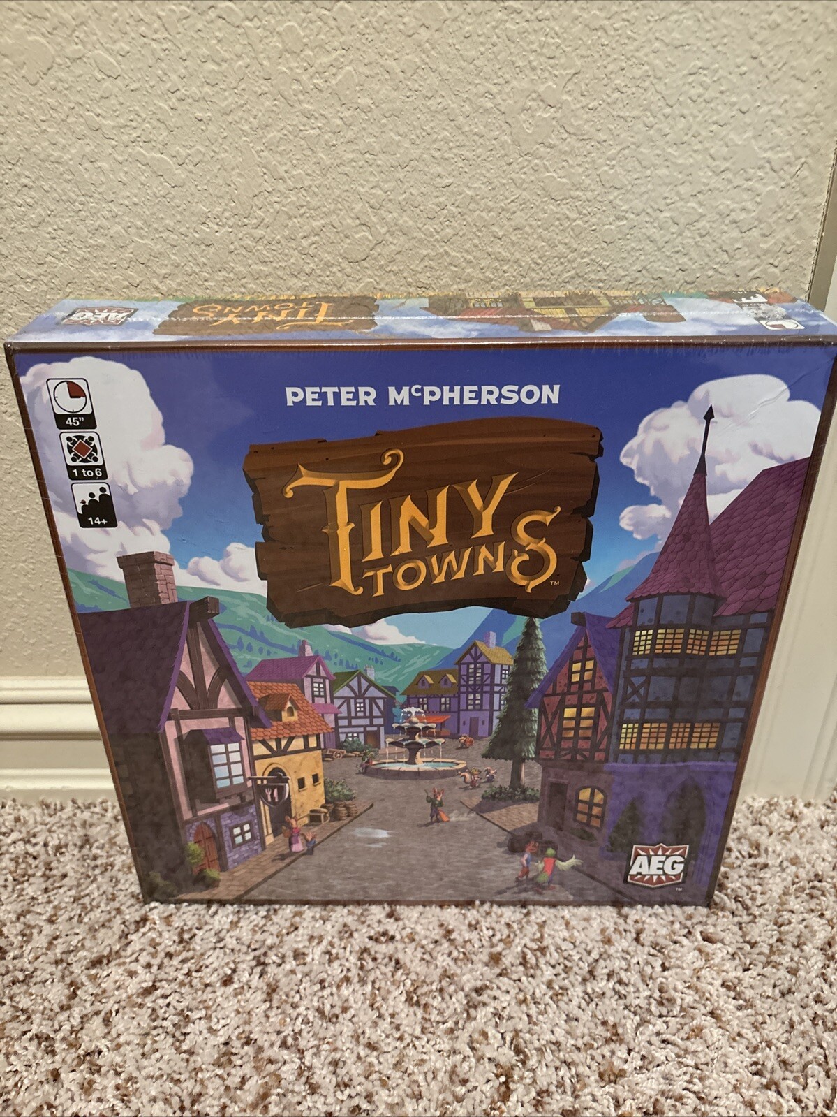 Tiny Towns Board Game Sealed Never Opened!