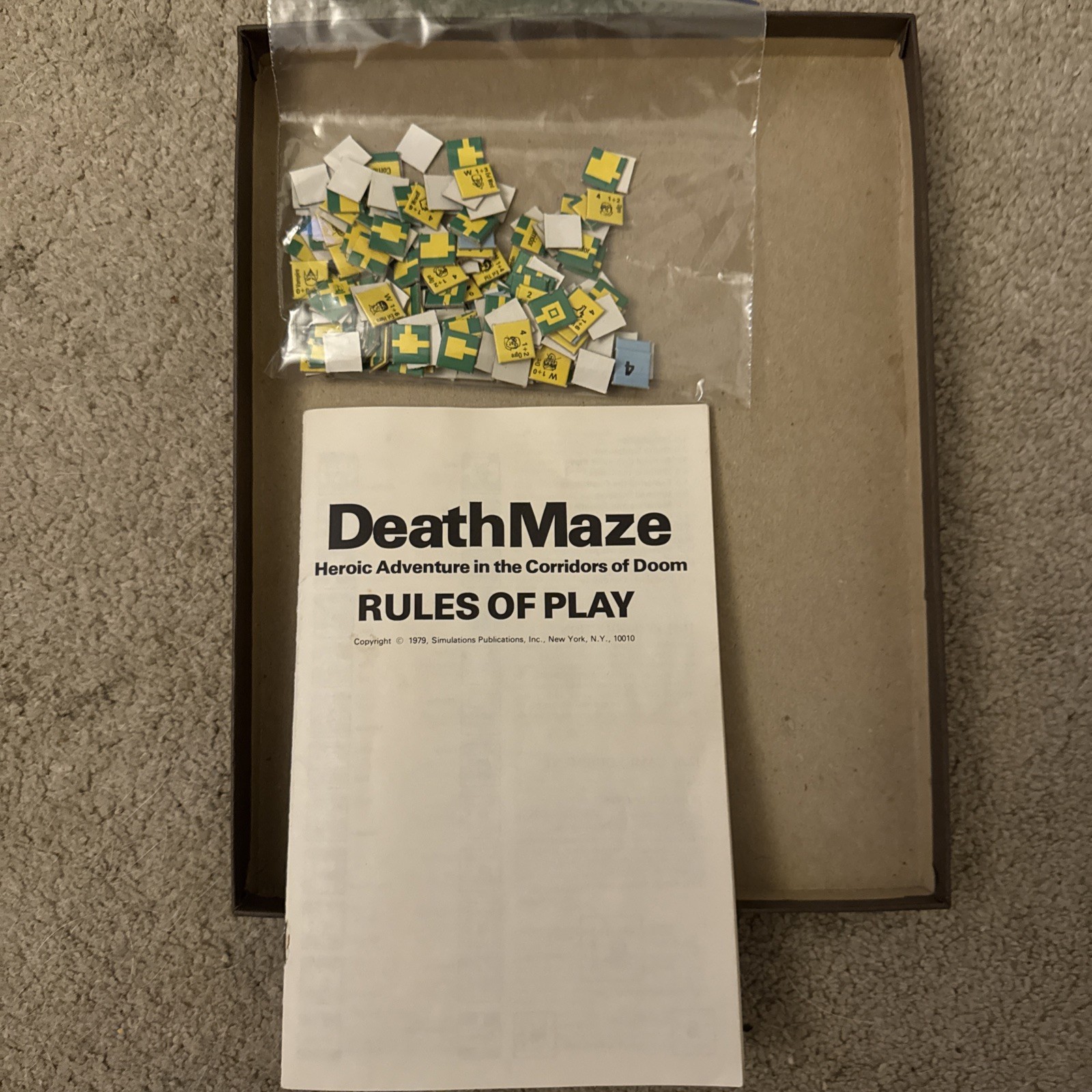 SPI DeathMaze Board game (read description)