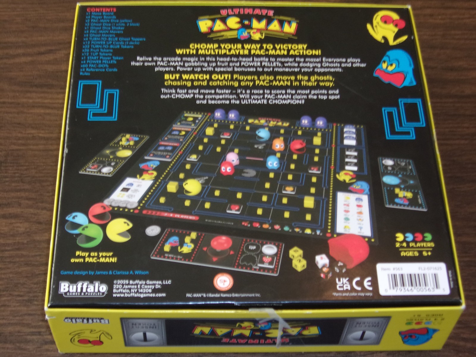 Ultimate PAC-MAN Board Game Retro Arcade Classic By Buffalo Games and Puzzles