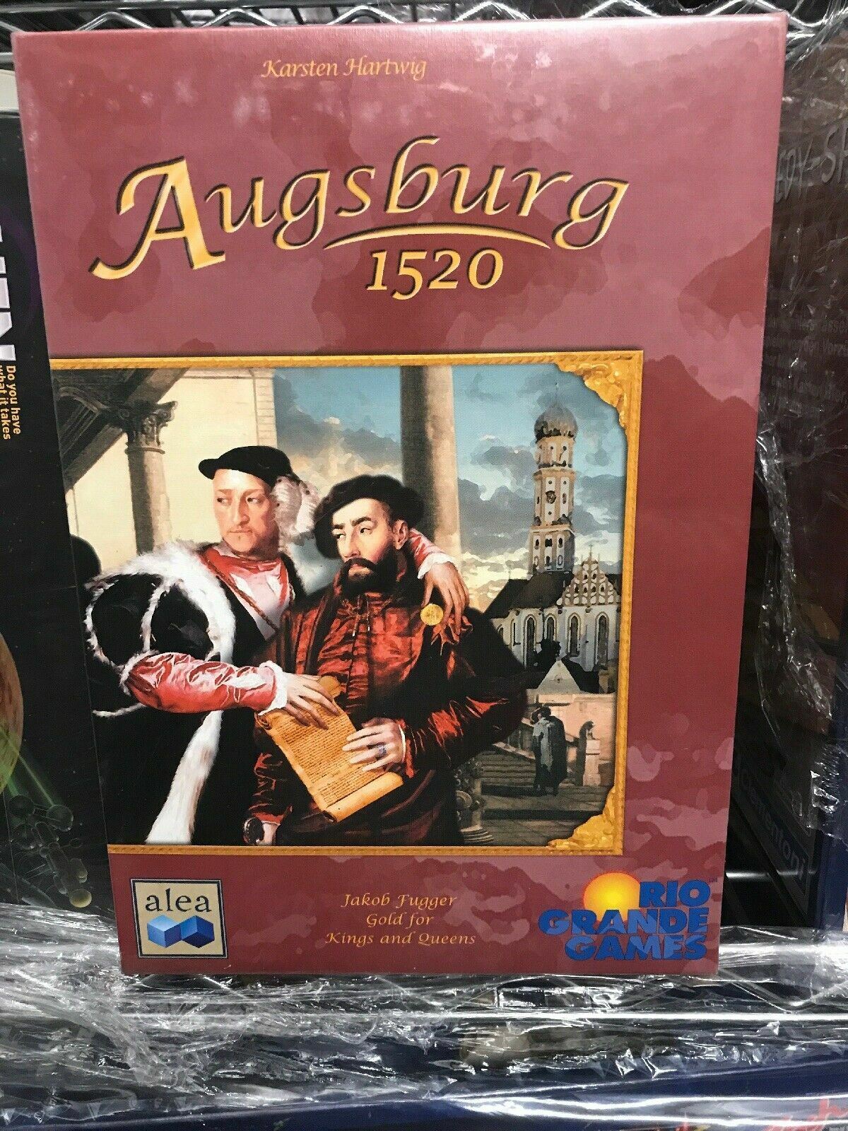 Rio Grande Games Boardgame Augsburg 1520 Karsten Hartwig factory Sealed New T6