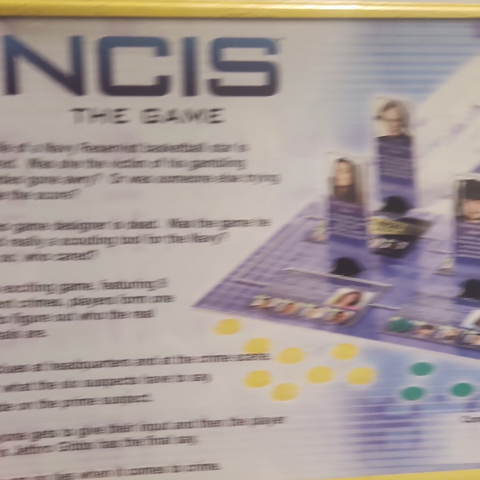 NCIS The Game Board Game Movie & TV 1-6 Players Teen to Adult 9 NCIS Cases