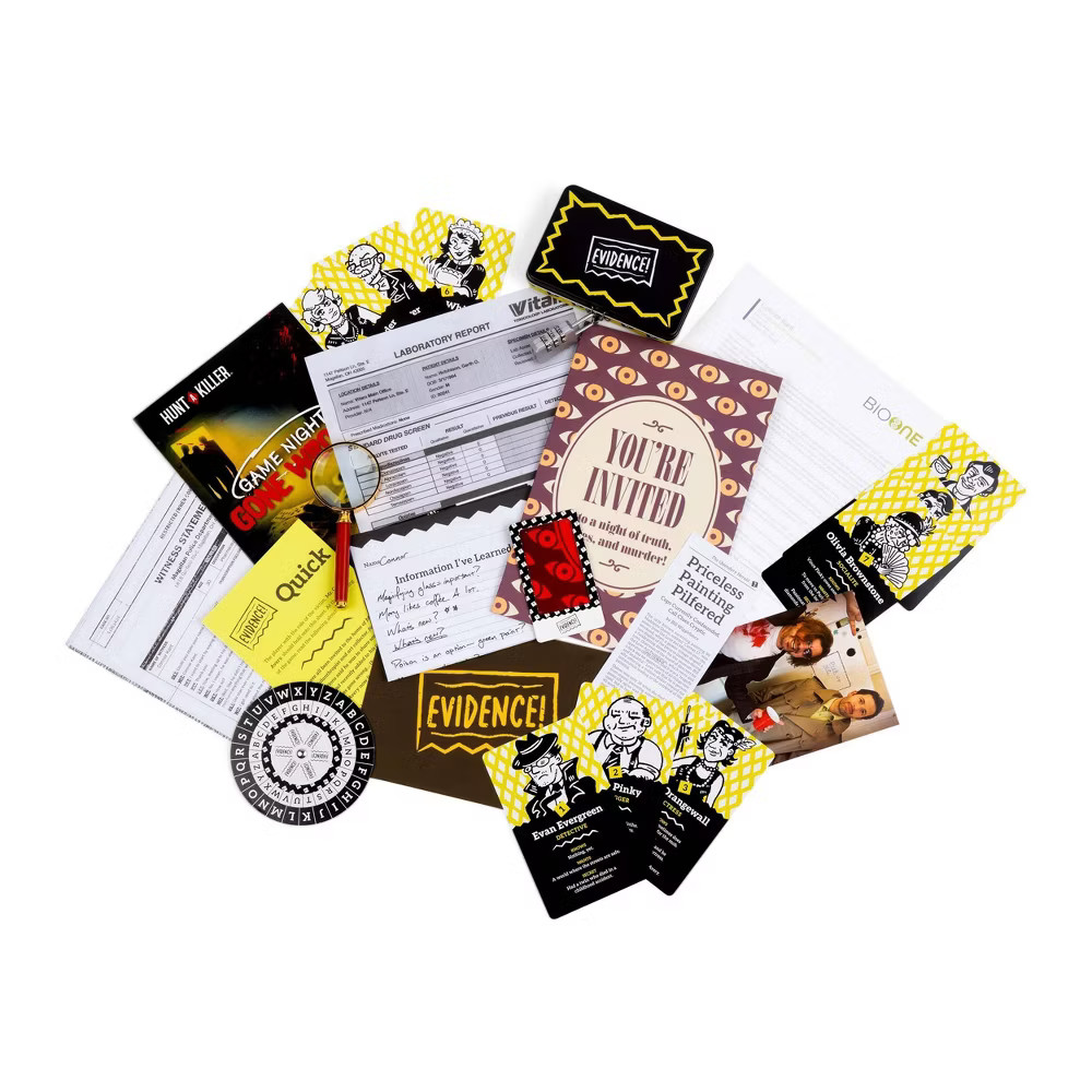 Hunt A Killer Game Night Gone Wrong Board Game