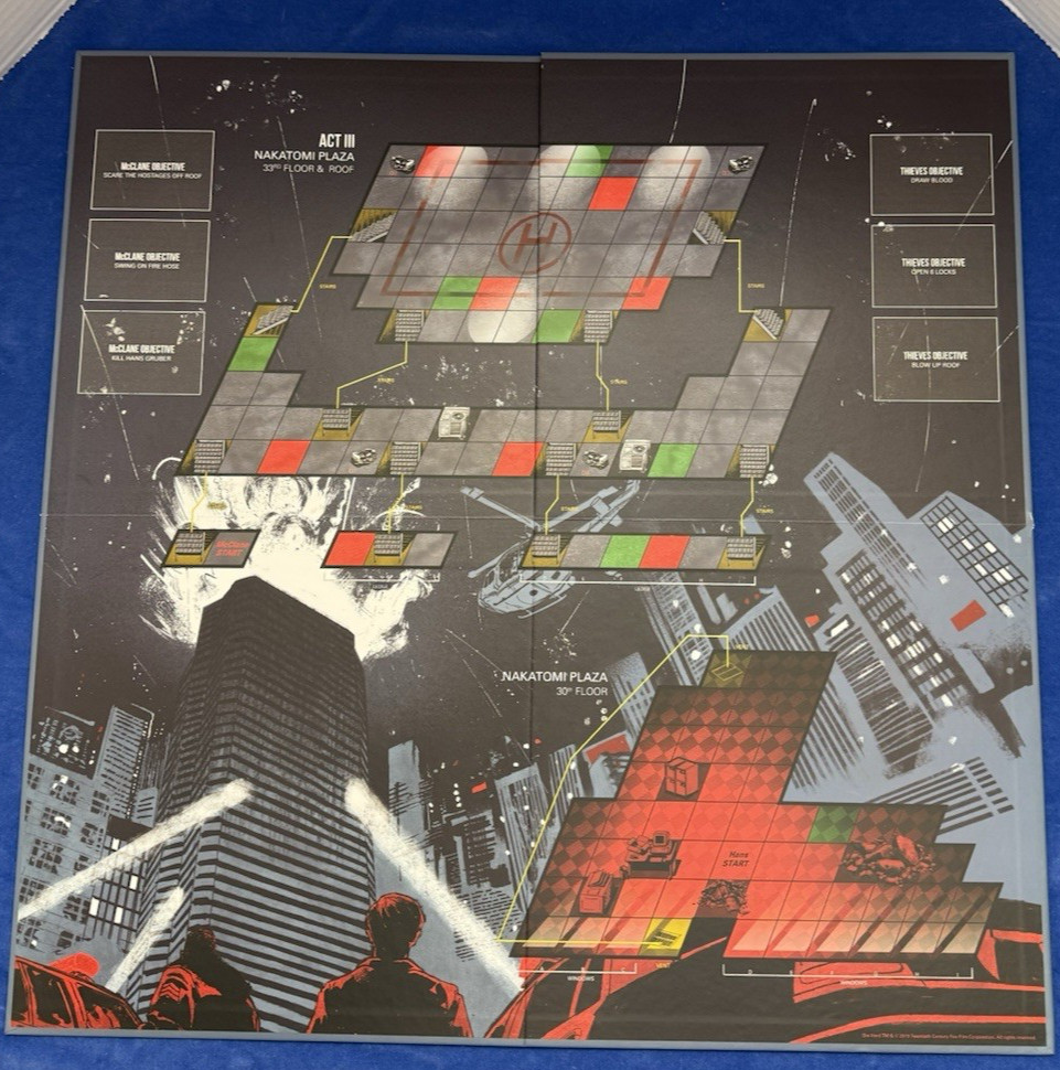 Die Hard Board Game Opened But New Not Played
