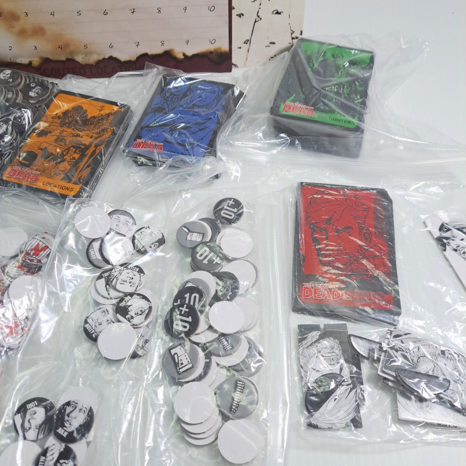 The Walking Dead Board Games (Z-Man Games) New Open Box