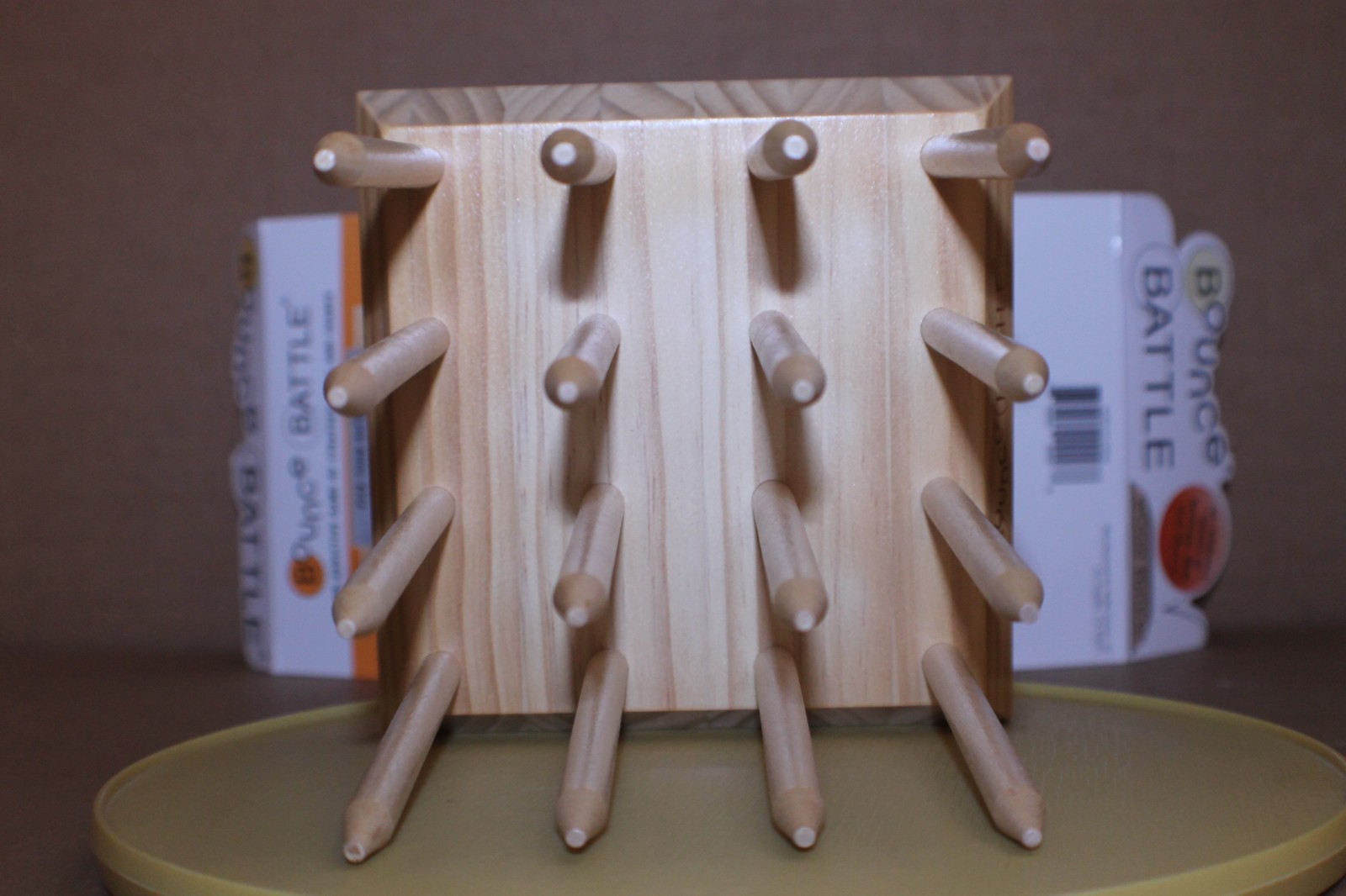 USED / Bounce Battle Wood Edition Skill and Action Game NO BOX