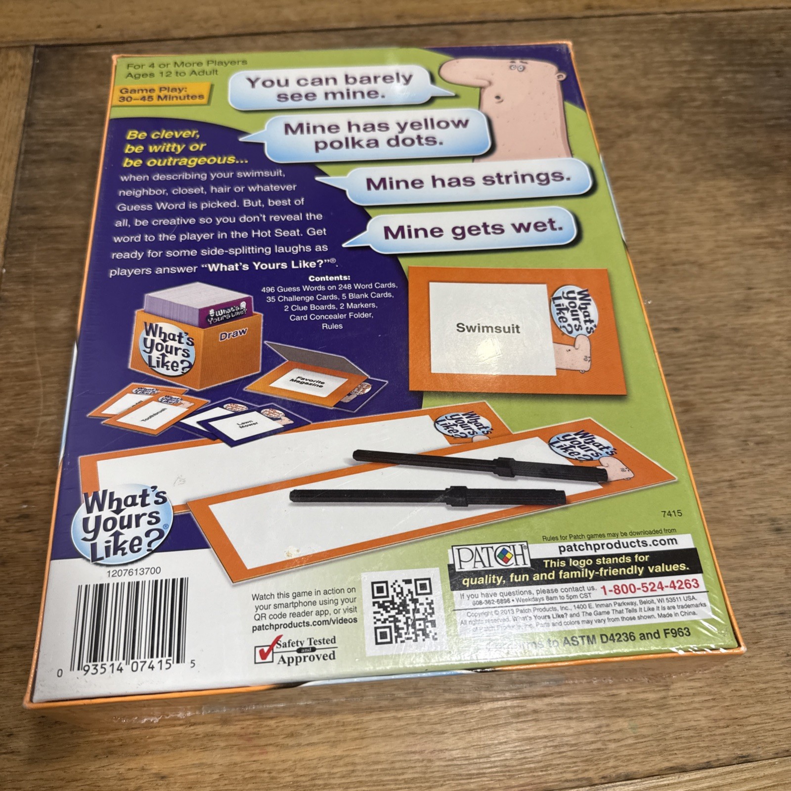 What’s Yours Like Game family night board game Party Game Funny Brand New Sealed