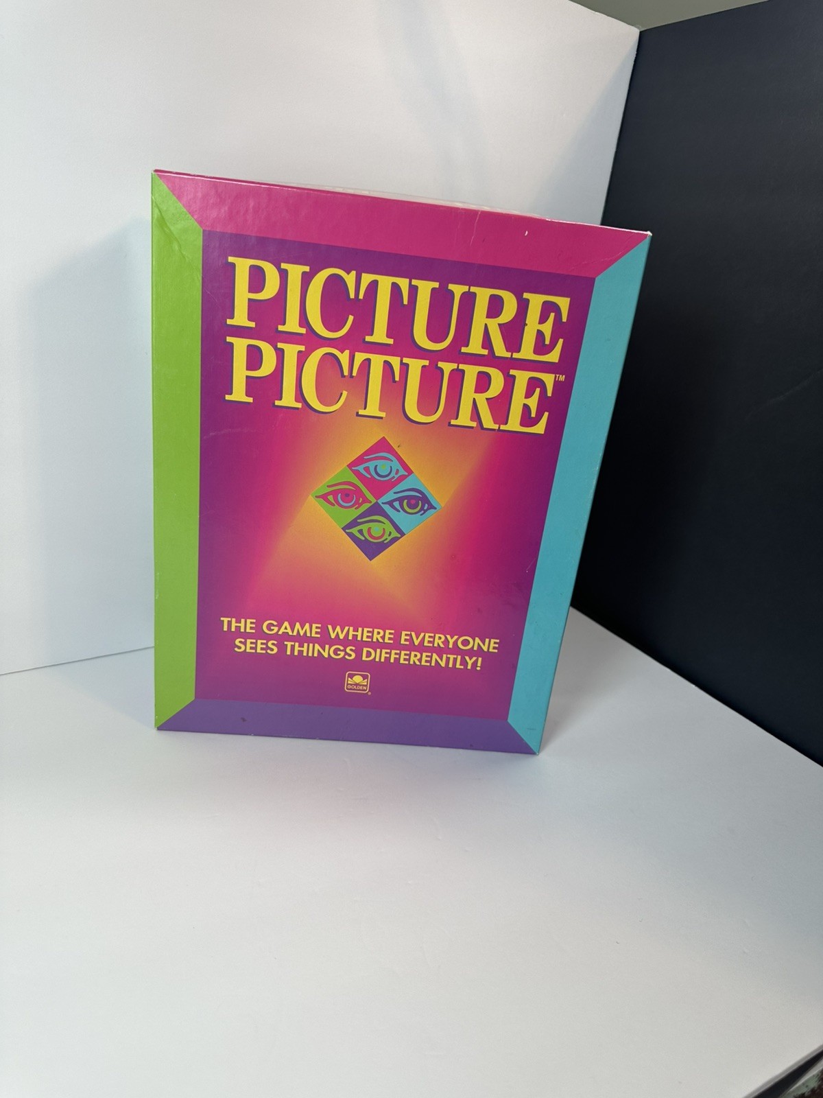 Vintage 1992 Picture Picture Board Game by Golden EUC -COMPLETE minus timer