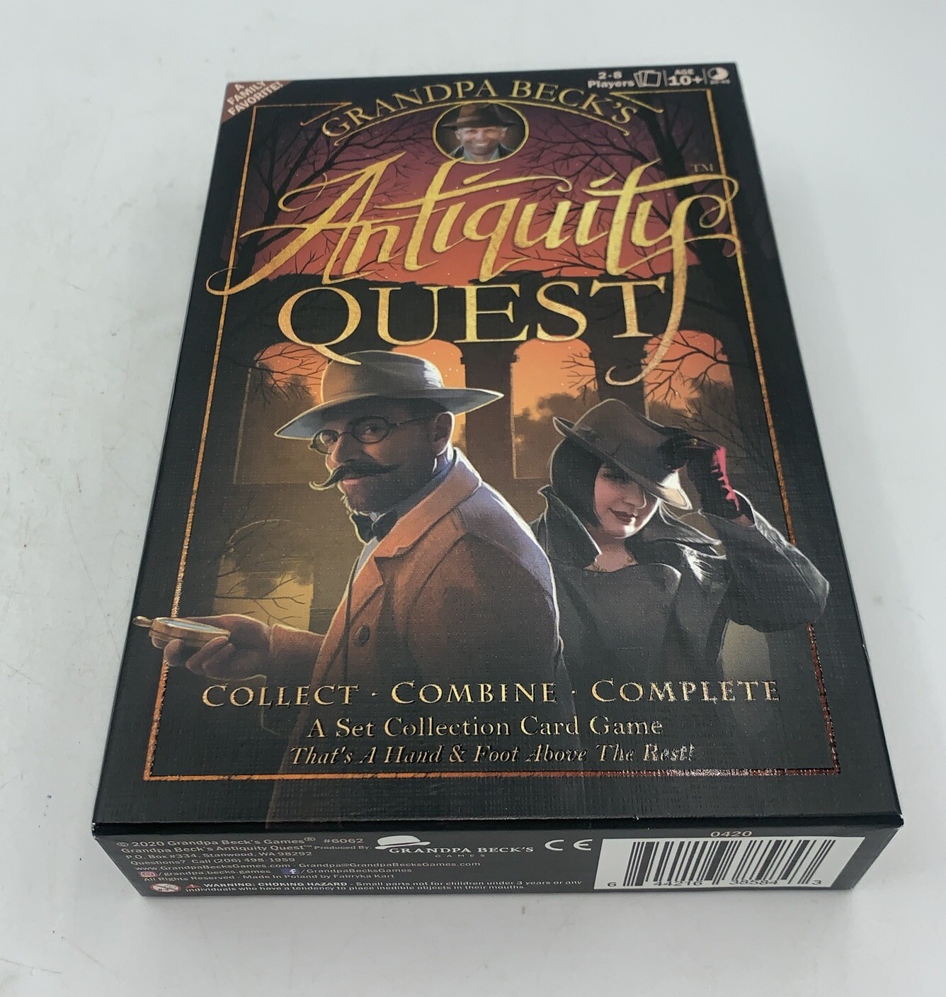 Antiquity Quest Grandpa Beck’s Games Cards Sealed “As Is”
