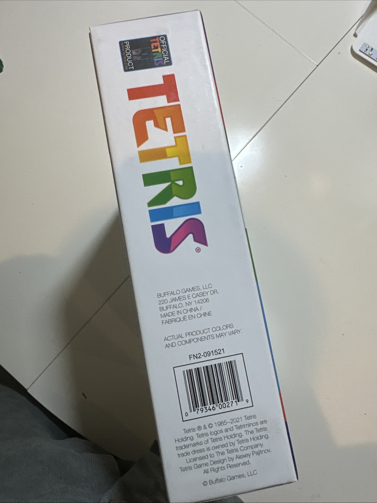 Buffalo Games Tetris Strategic Puzzle Board Game Ages 8+ Complete.