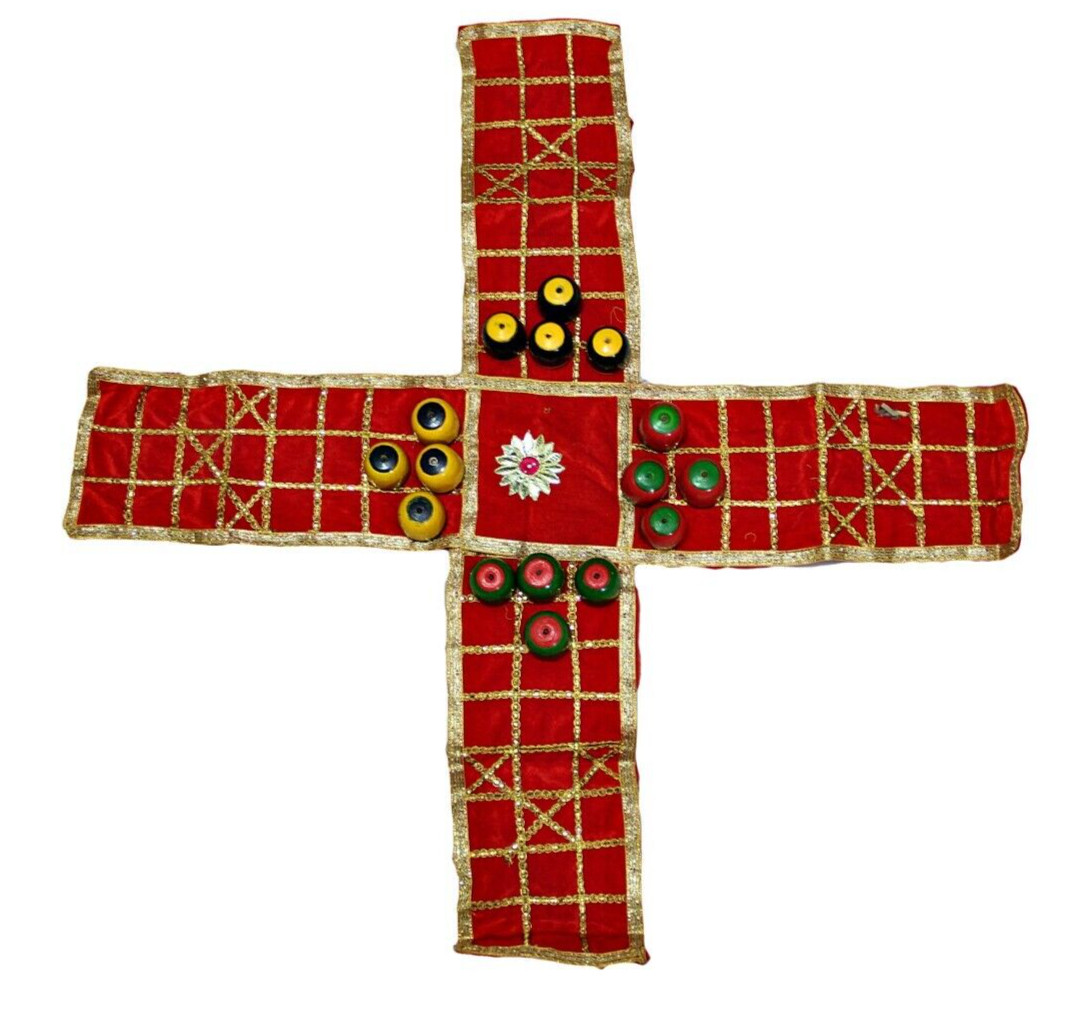 Ludo Cloth Board Game: Classic Parcheesi Family Fun