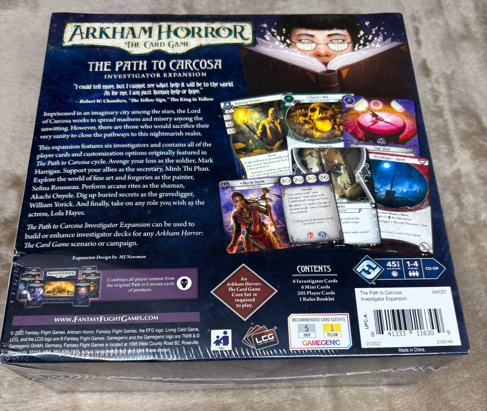 Arkham Horror LCG Path to Carcosa Campaign & Investigator Expansion Bundle New