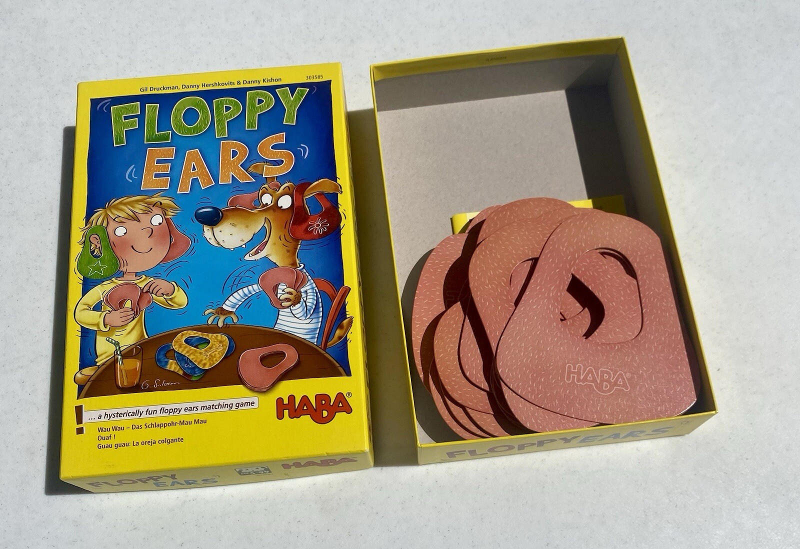 HABA Floppy Ears Hysterically Fun Floppy Ears Matching Complete Game ages 5 & Up