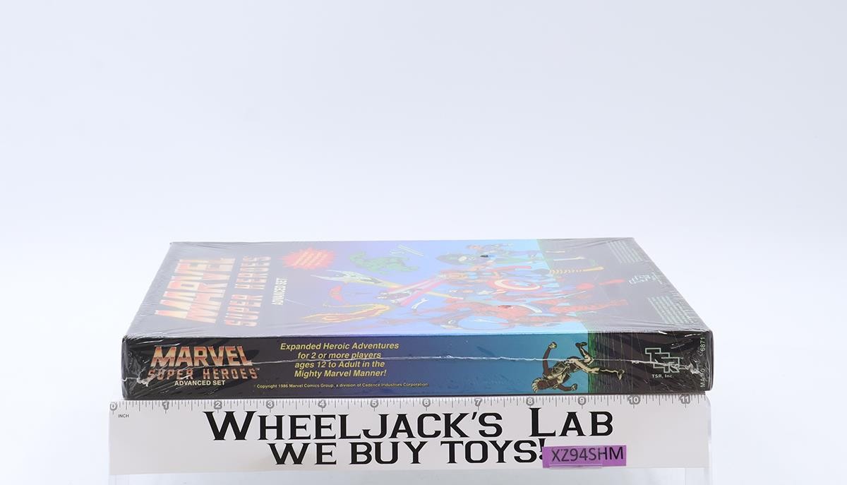 Marvel Super Heroes Advanced Set Board Game 1986 TSR Inc NEW SEALED
