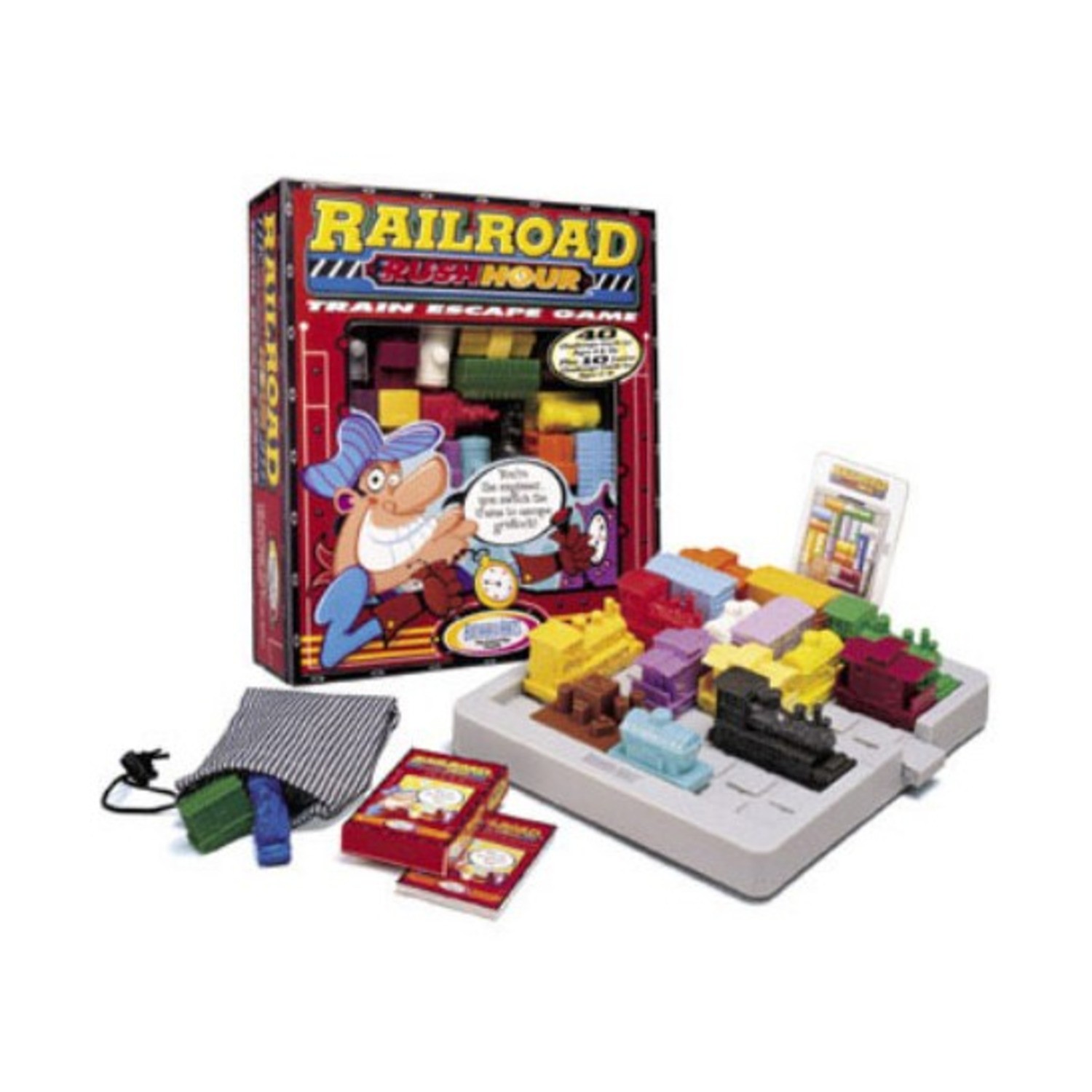 Binary Arts Boardgame Railroad Rush Hour Box VG+/NM