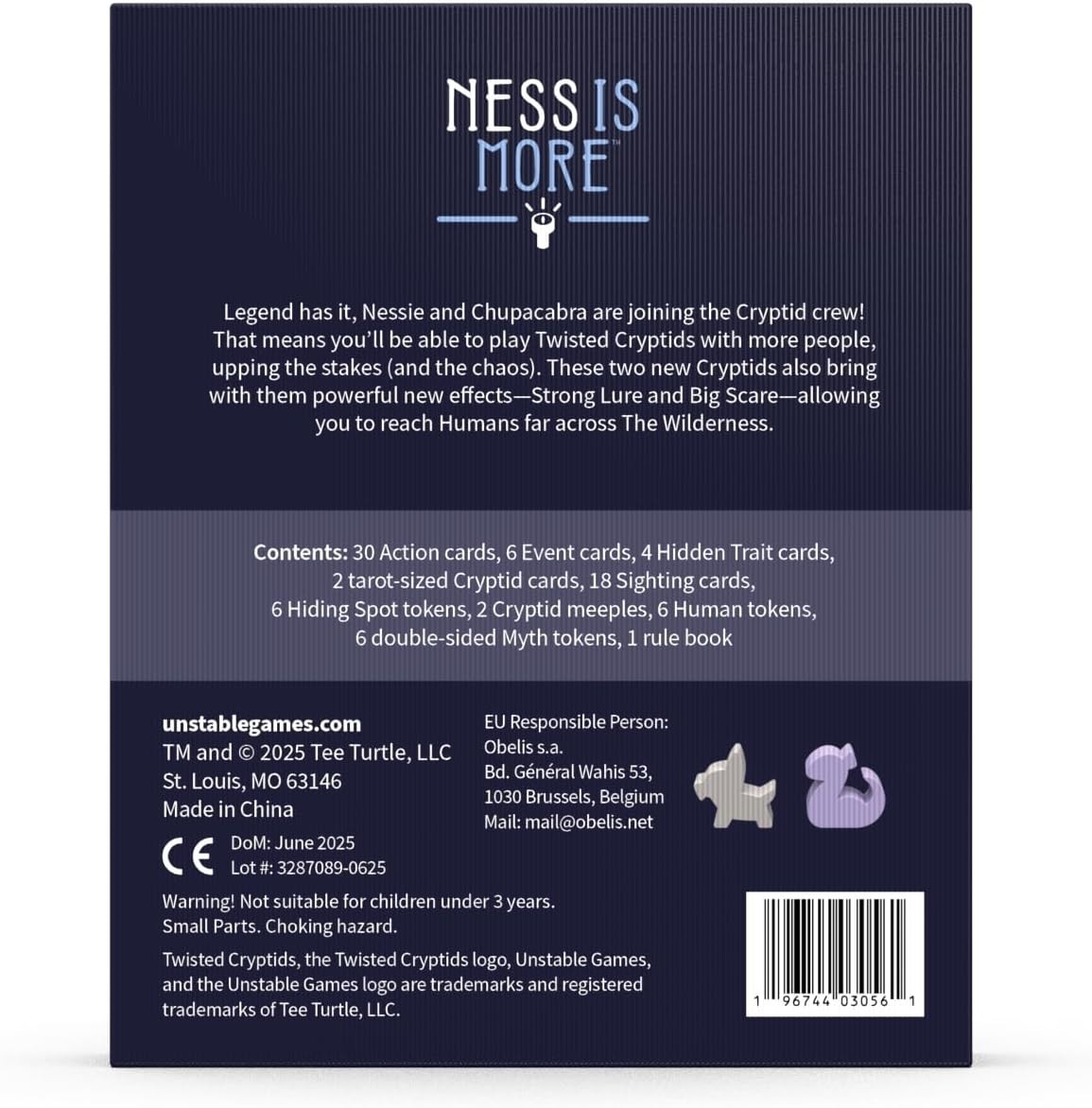 Unstable Games Twisted Cryptids Ness is More Expansion Pack – Strategy Game f