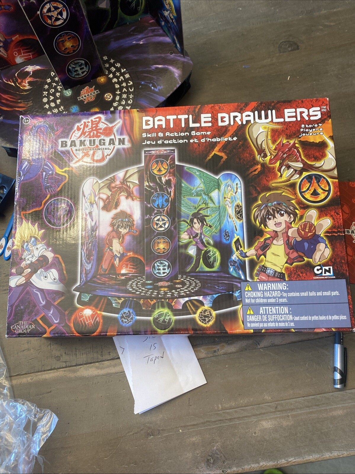 Bakugan Battle Brawlers 2008 Skill and Action Game Lot No Manual