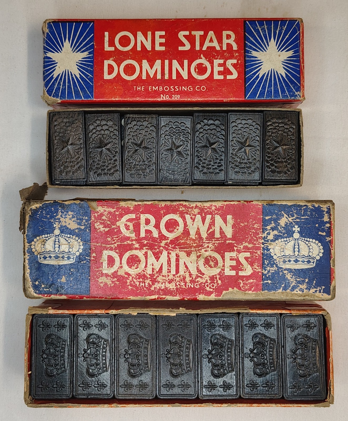 Vintage Domino Sets, Poker Chips, Playing Card Decks