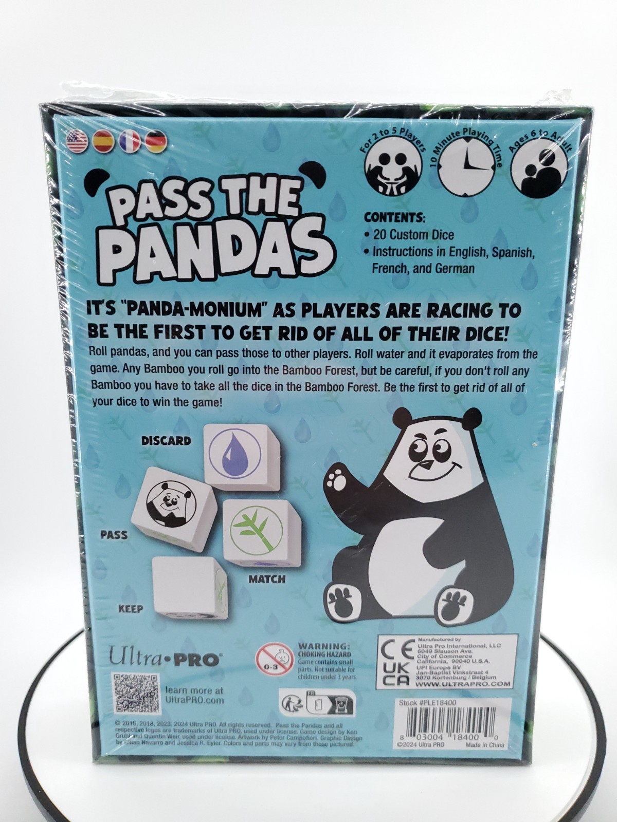 Ultra Pro Pass the Pandas Dice Game