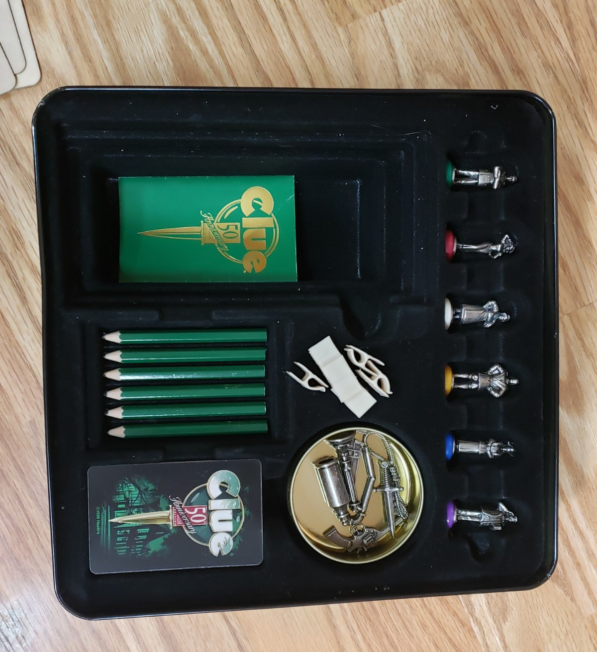 CLUE – 50th Anniversary Edition 1998 Collector Tin Complete – READ