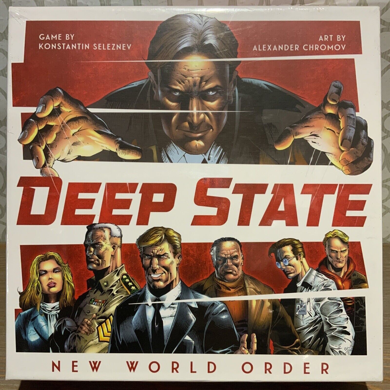 Deep State: New World Order | Strategy Board Game | Ages 14 and up | 1–5 Players
