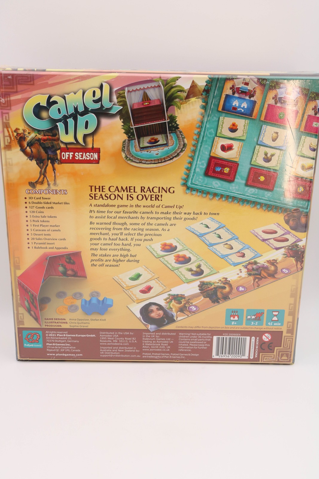 Pretzel Games Camel Up Off Season Trading Game 3-5 Player Plan B Games