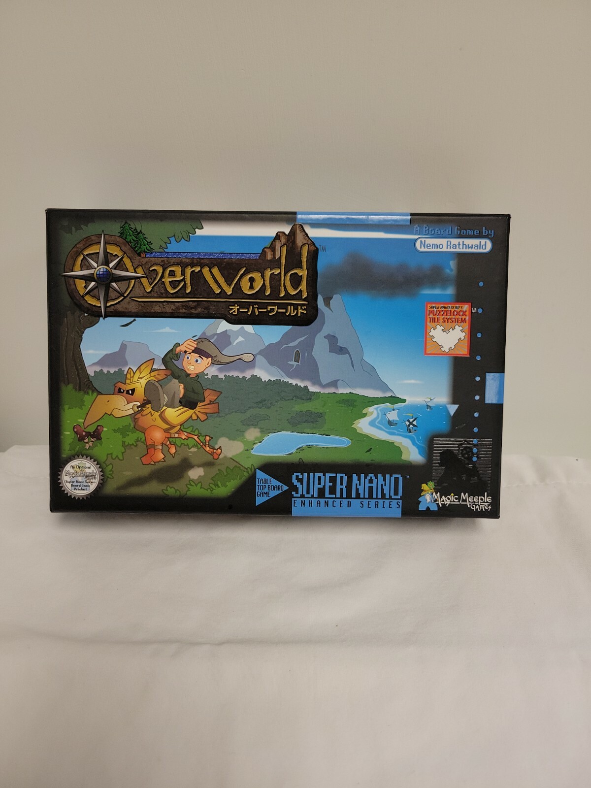 Overworld Board Game Magic Meeple Games Super Nano Series OPEN box Nemo Rathwald