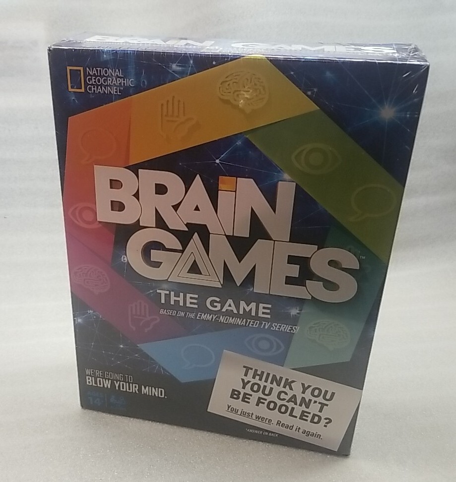 National Geographic Channel Brain Games The Game Board Game NEW SEALED