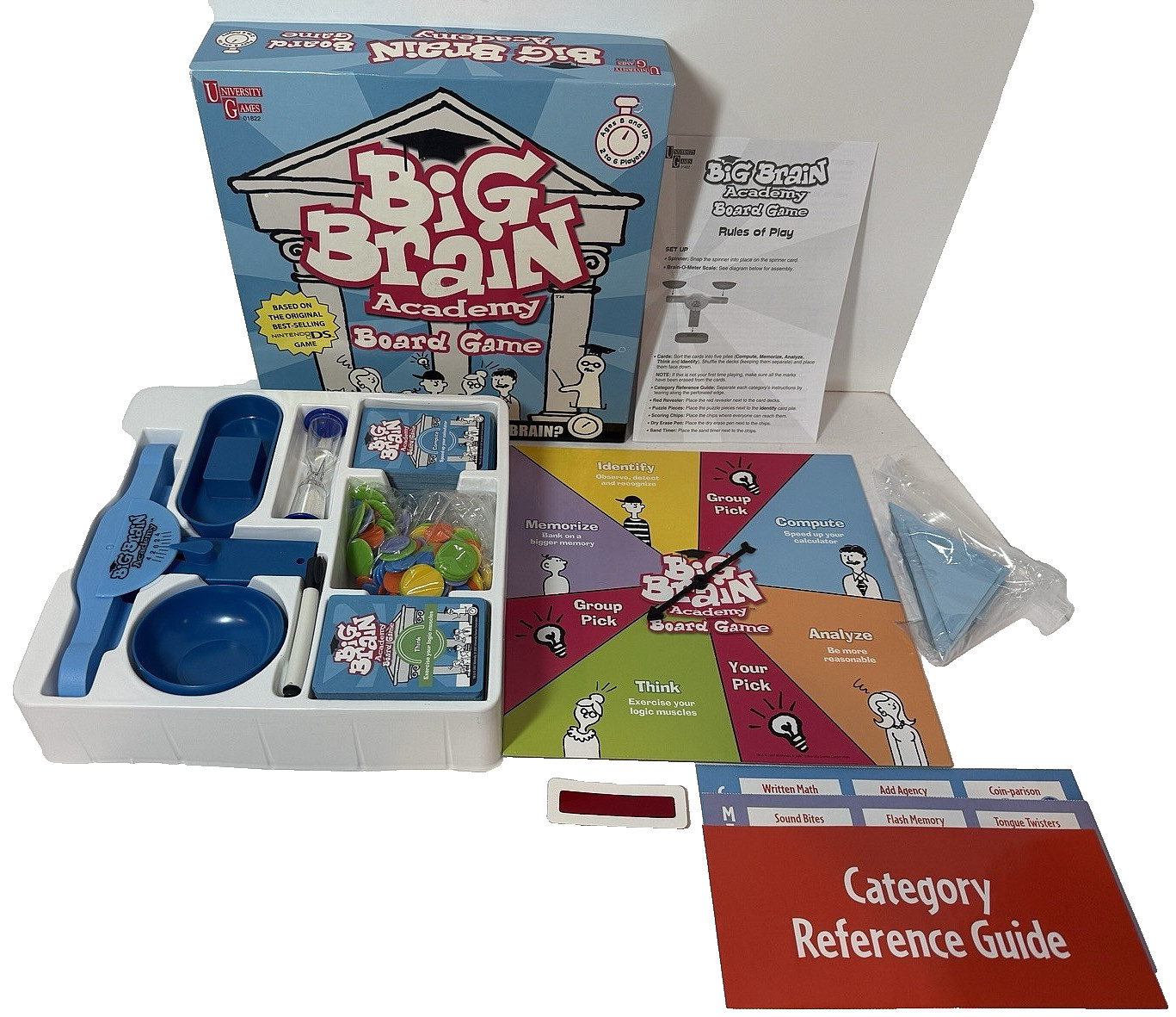 Big Brain Academy Board Game University Games Teachers Educators COMPLETE