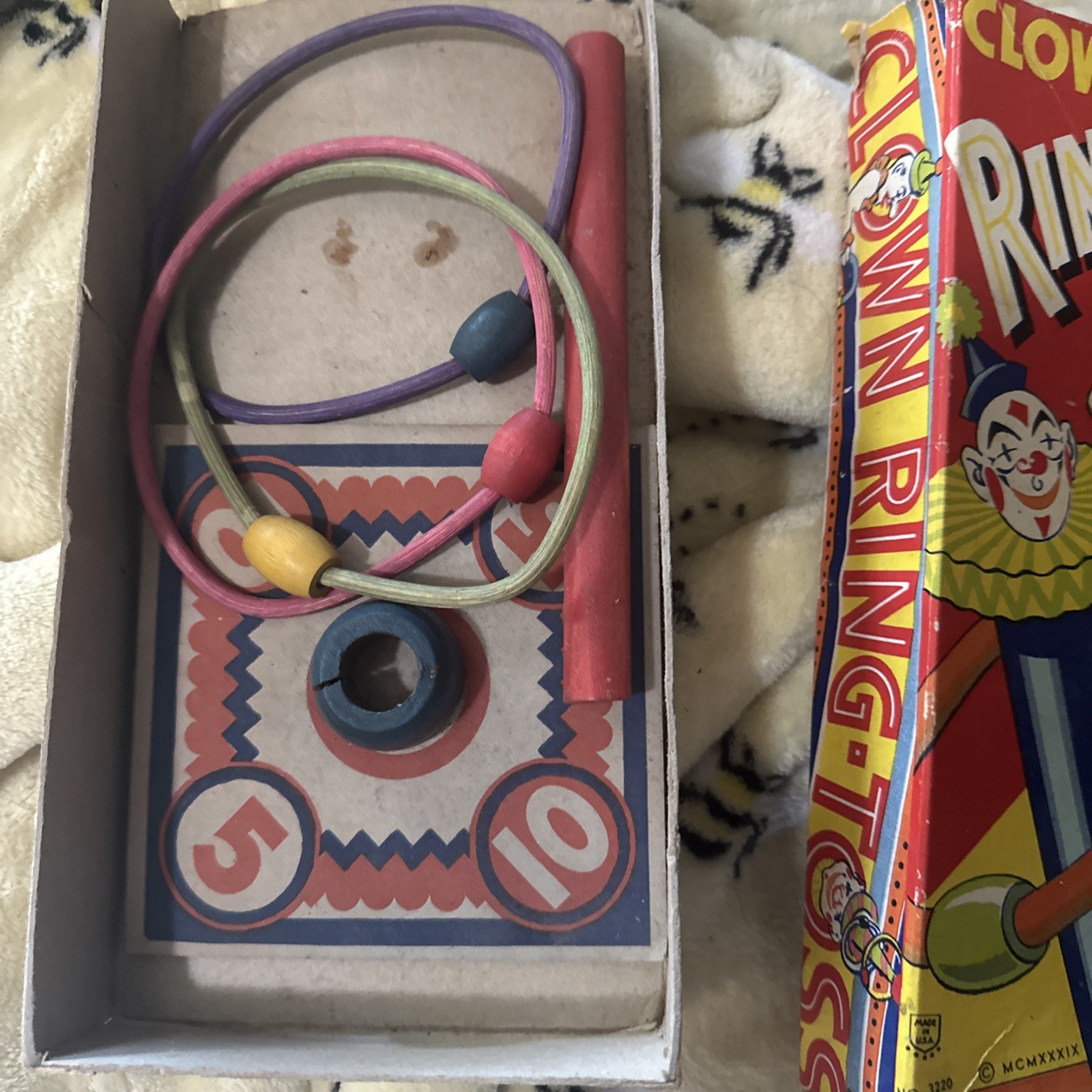Clown Ring-Toss Game by Transogram