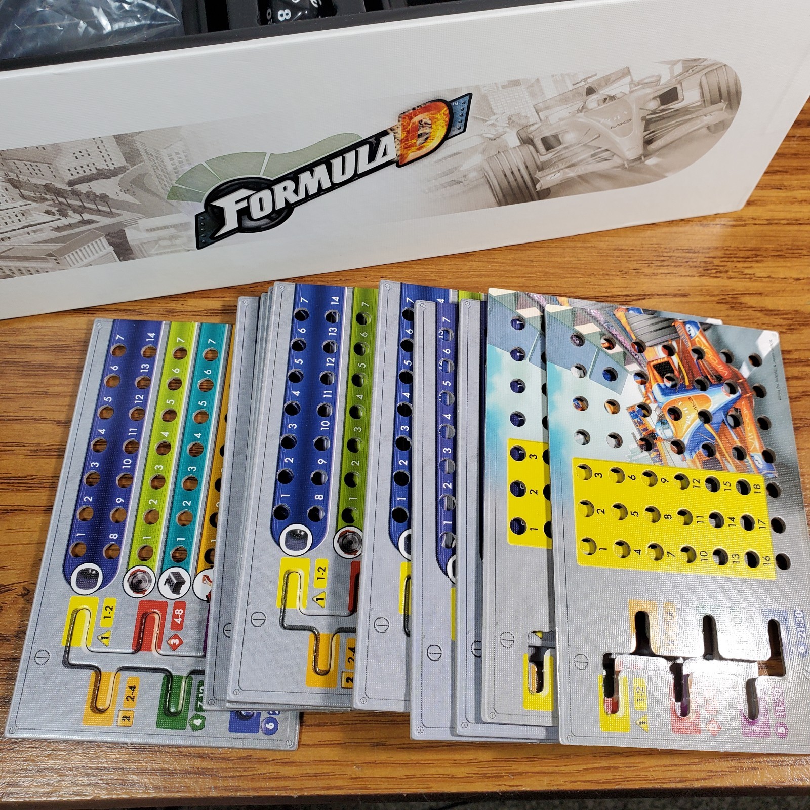 Asmodee Formula D Board Game Racing Strategy 2018 2-10 Players Complete