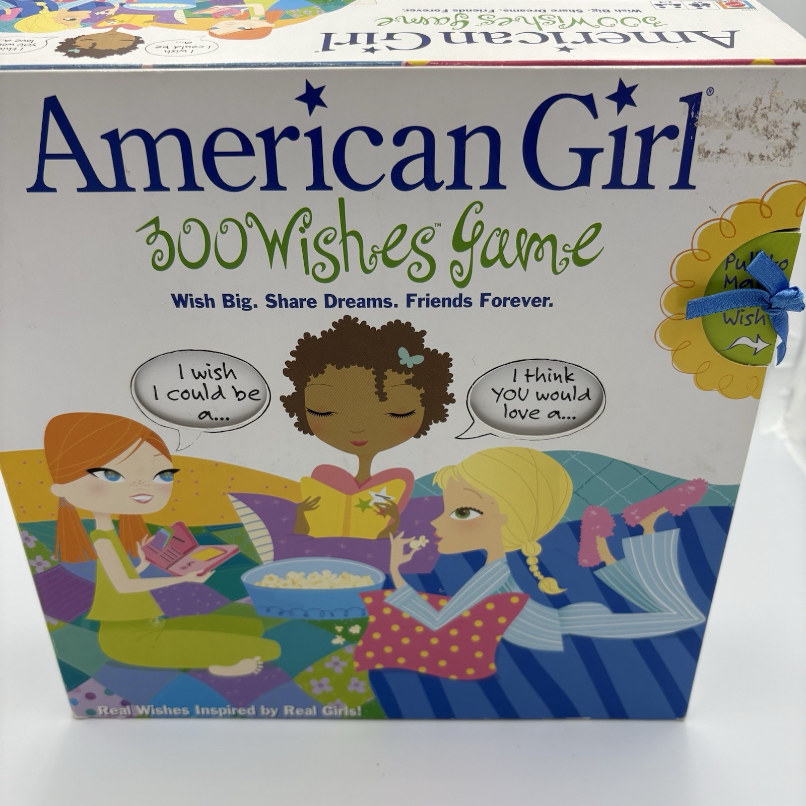 American Girl Doll 300 Wishes Board Game Complete Diary Key Sleepover 4 Players