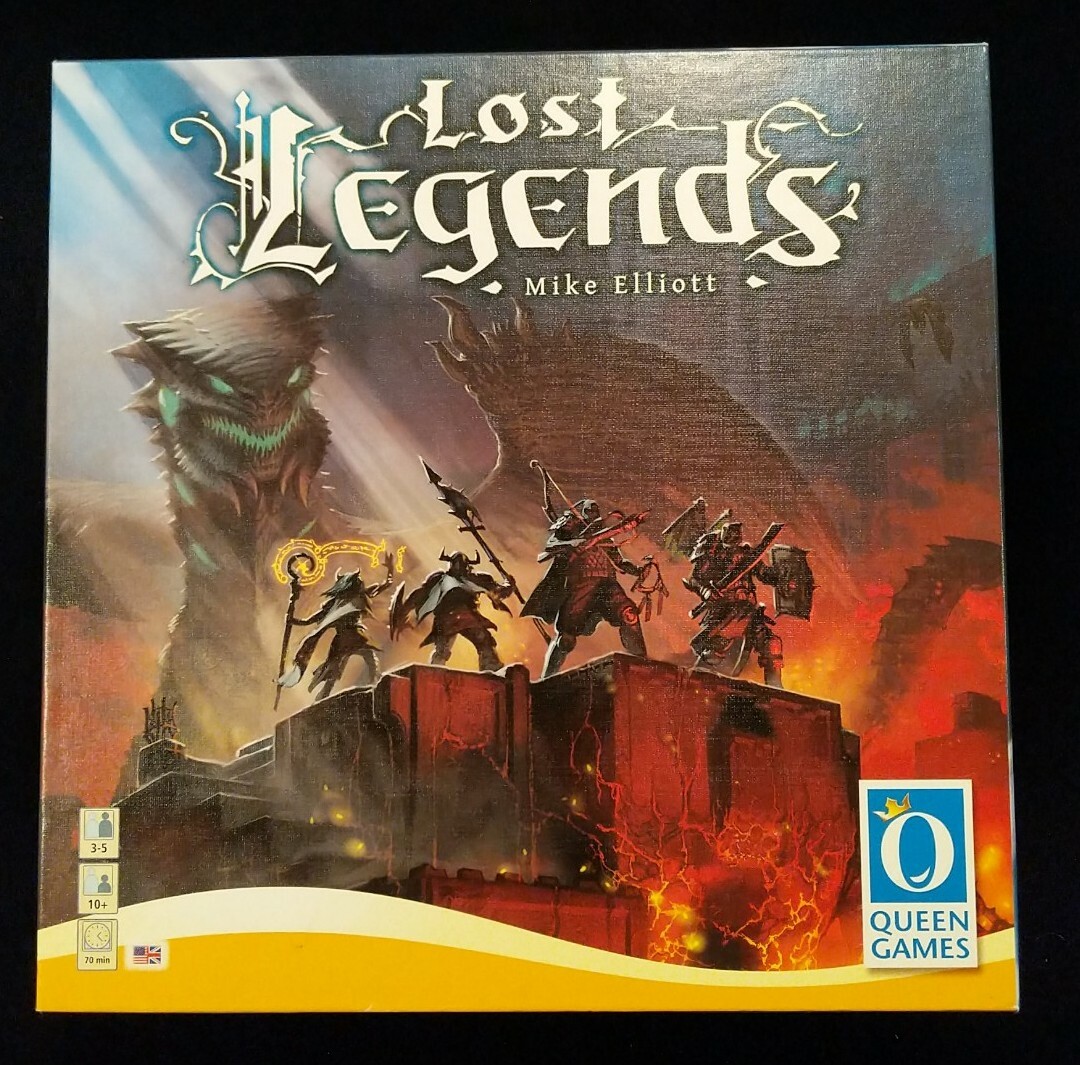 Lost Legends Board Game By Mike Elliott Queen Games Ages 10+ 3-5 Players