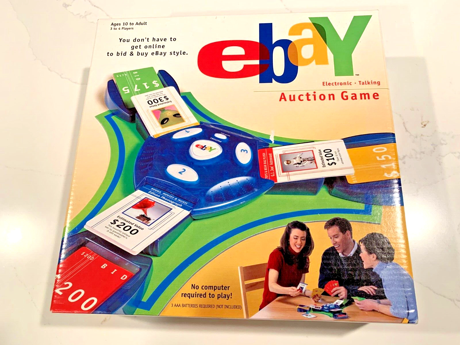 Hasbro Ebay Electronic Talking Auction Game NIB no computer needed