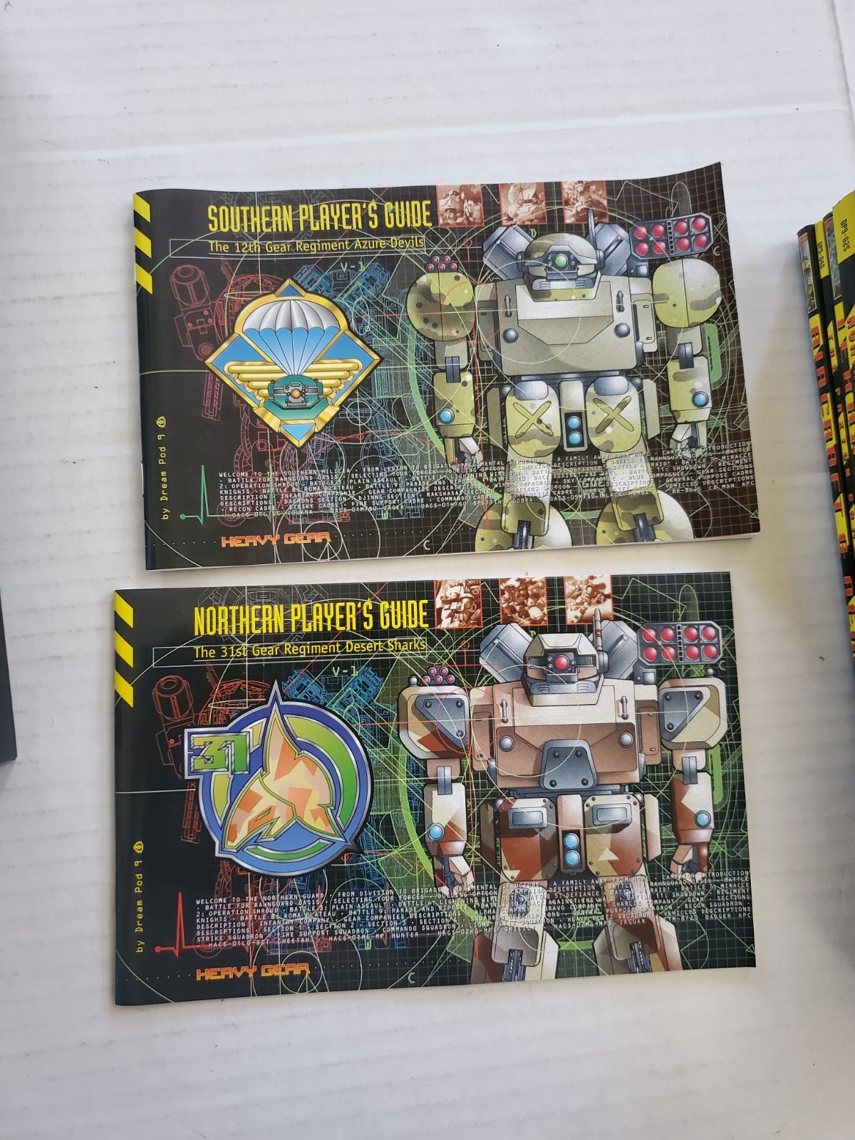 Heavy Gear Tactical Game Incomplete Miniatures Combat RPG and Sourcebooks READ