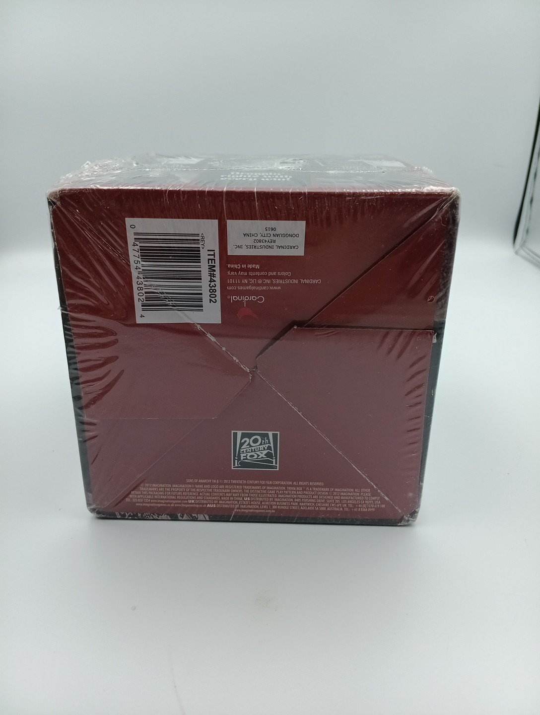 2012 Sons Of Anarchy Trivia Box Sealed 20th Century Fox Free Shipping! T1434