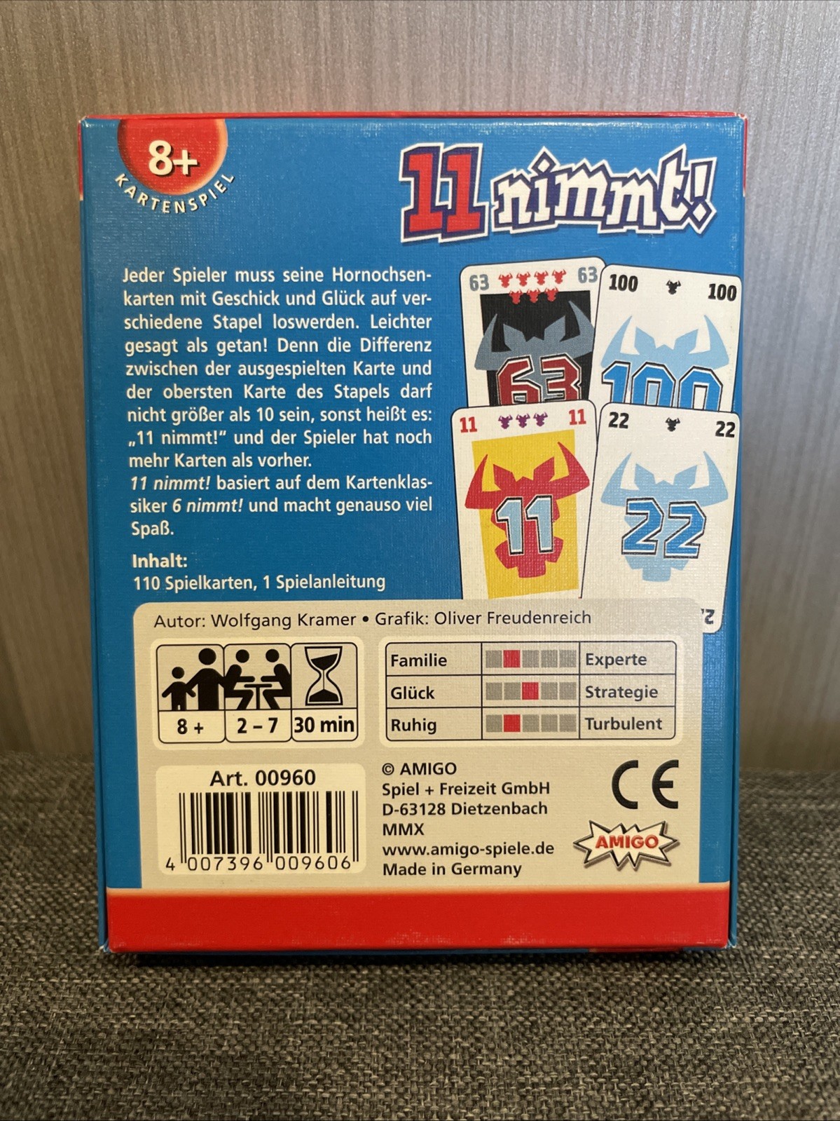 RARE! 11 nimmt! Game Amigo MINT