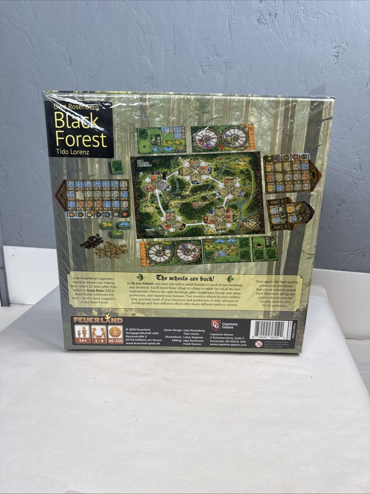 Black Forest Board Game By Capstone Games Feuerland 2024 New Sealed