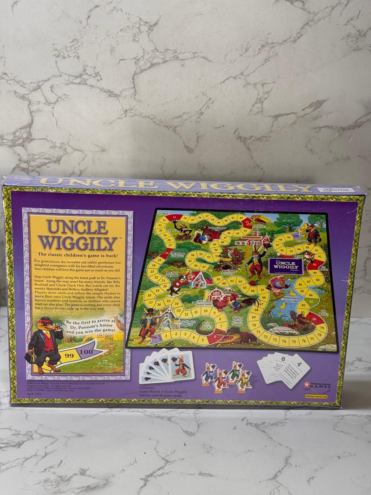 Milton Bradley The Uncle Wiggily Board Game Vintage 1988 Ages 4-7 New Sealed