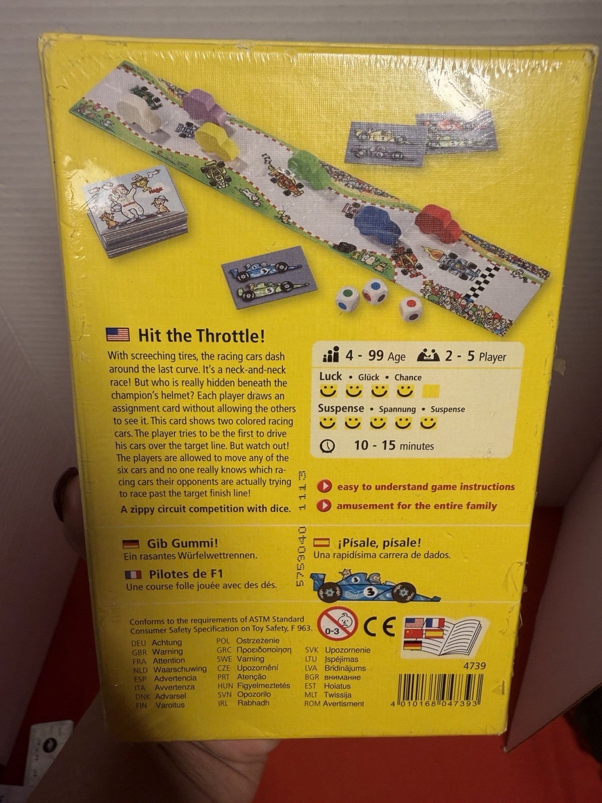 HABA Hit the Throttle Board Game Made in Germany Ages 4+ New Sealed