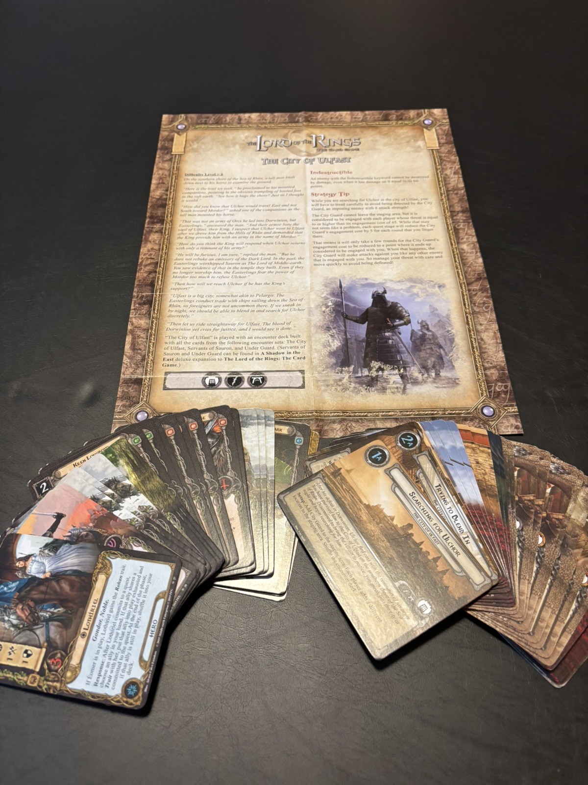 Lord of the Rings LCG – Complete Vengeance of Mordor Cycle, Expansion + 6 APs