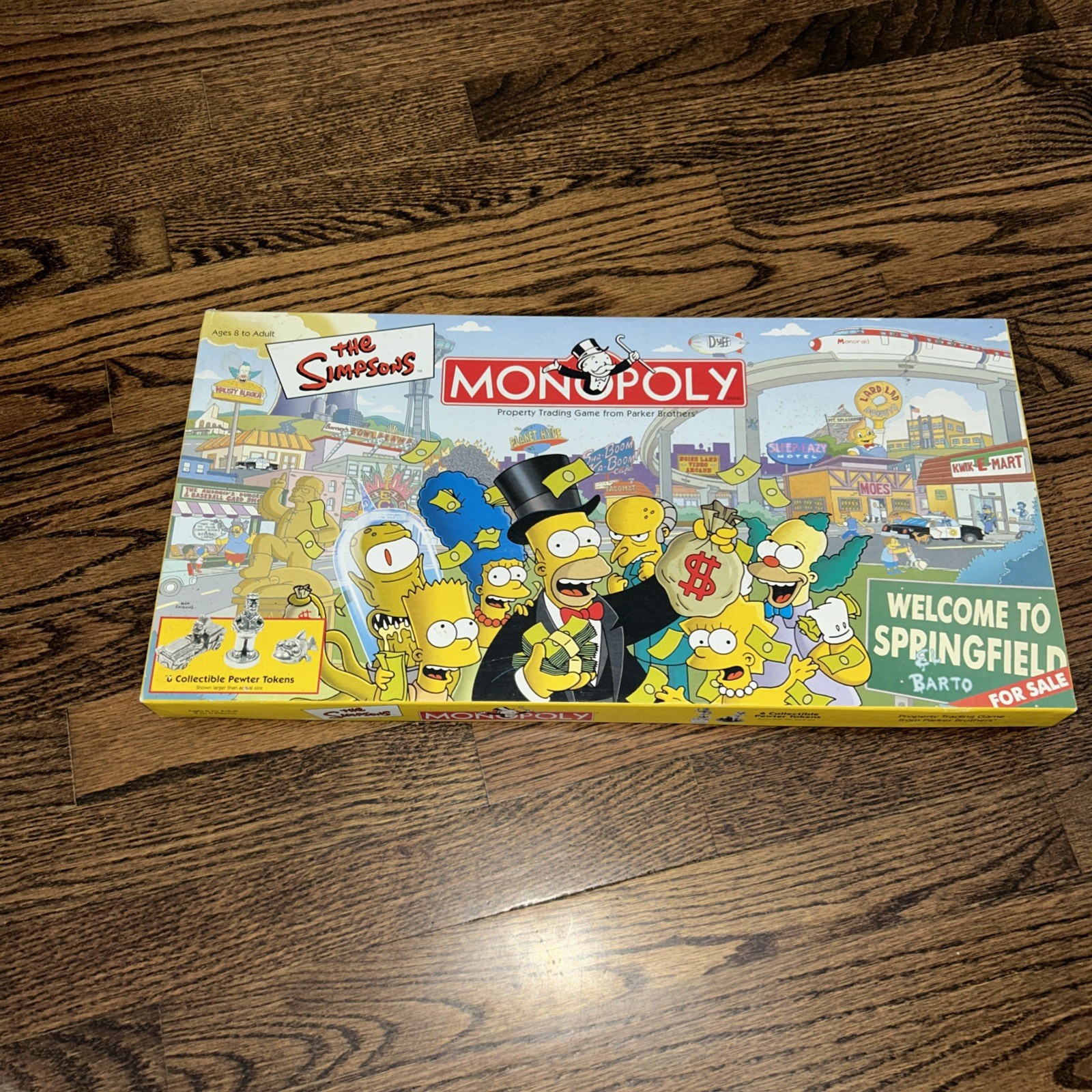 Hasbro Monopoly The Simpsons Edition Board Game Complete