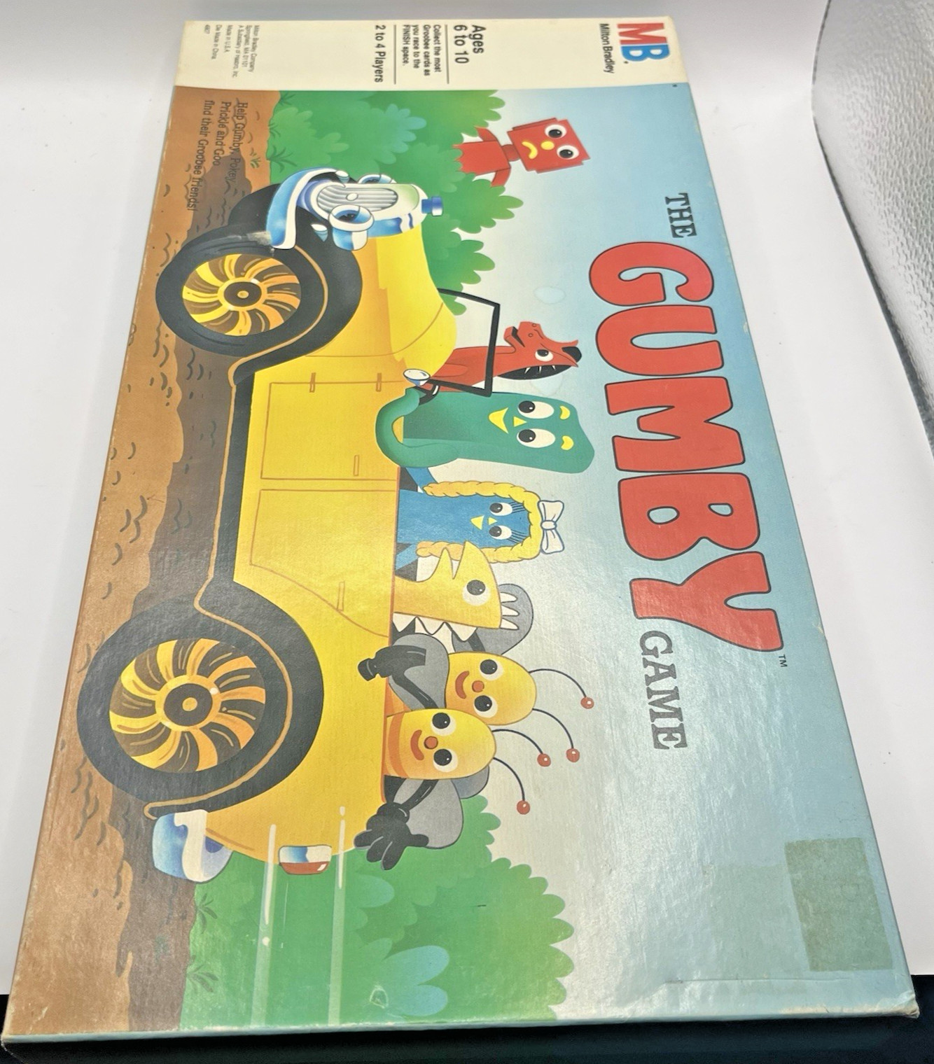 1988 The Gumby Game by Milton Bradley Sealed New Board Game