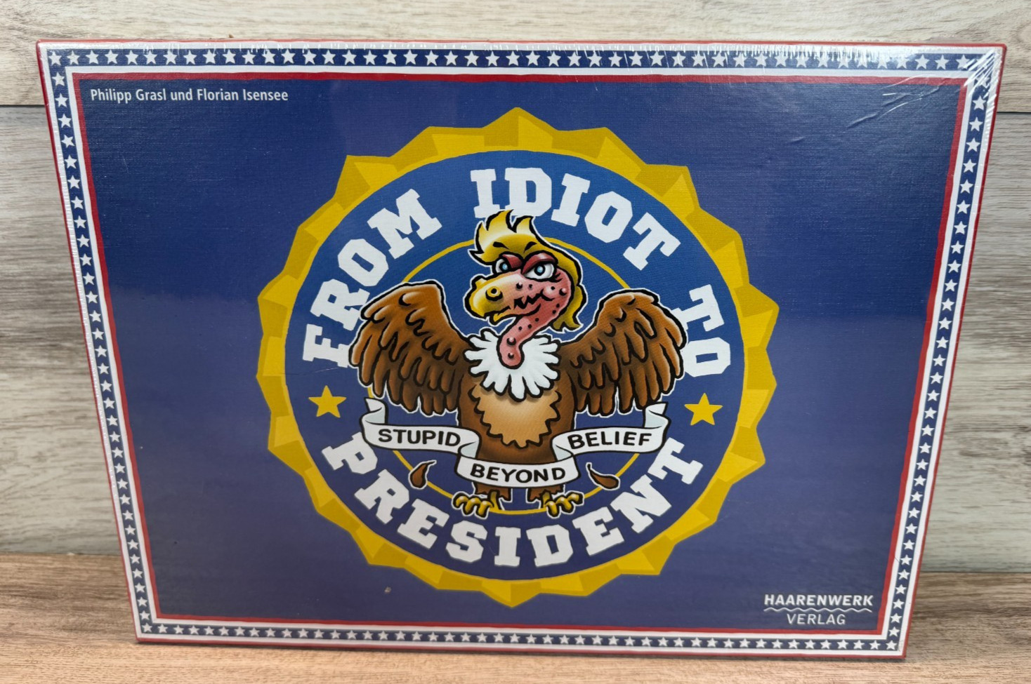 Donald Trump Political Humor From Idiot To President Board Game Sealed New 2019
